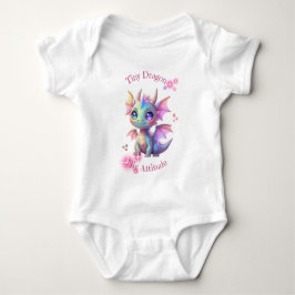 Body Para Bebê Pequeno Dragão, Grande Atitude – Dragão Kawaii Fof