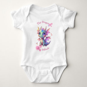Body Para Bebê Pequeno Dragão, Grande Atitude – Dragão Kawaii Fof