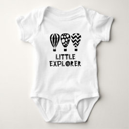 Body Para Bebê "Pequeno Explorador" monocromático Design Bebê