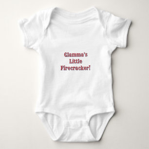 Body Para Bebê Pequeno Fogos de Artifício da Glamma! EUA 250 Fogo
