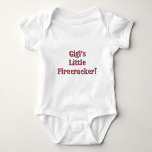 Body Para Bebê Pequeno Fogos de Gigi! EUA 250 Fogos de Artifício