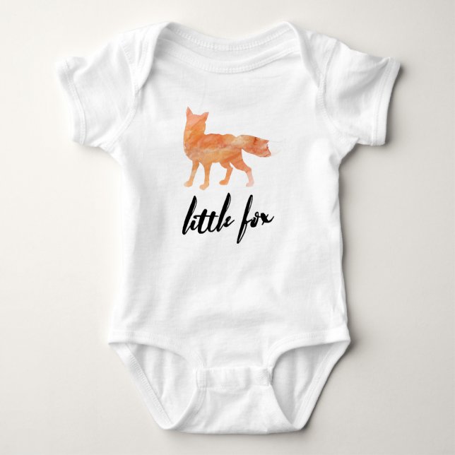 Body Para Bebê Pequeno Fox Baby Romper (Frente)