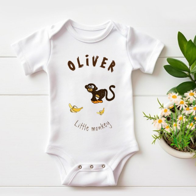 Body Para Bebê Pequeno macaco (Criador carregado)