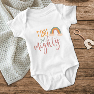Body Para Bebê Pequeno, Mas Poderoso, Arco-Íris, Bonito Diversã