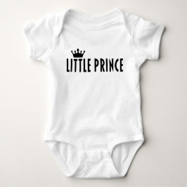 Body Para Bebê Pequeno menino Príncipe Onsie