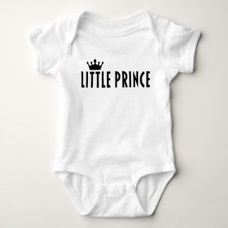 Body Para Bebê Pequeno menino Príncipe Onsie