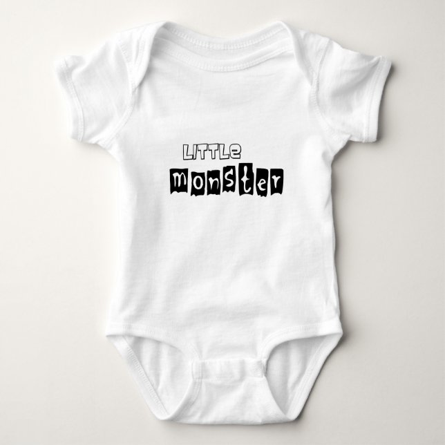 Body Para Bebê Pequeno Monstro (Frente)