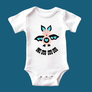 Body Para Bebê Pequeno morcego
