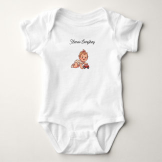 Body Para Bebê Pequeno Motorista
