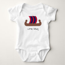 Pequeno navio Viking Baby Jersey Bodyfato