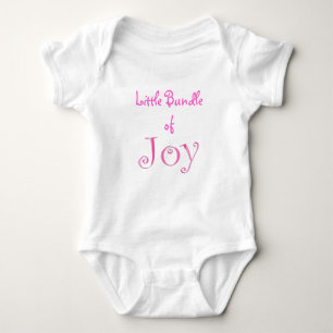 Body Para Bebê Pequeno Pacote de Alegria - Rosa