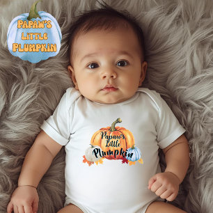 Body Para Bebê Pequeno Papaw - Um Bebê de Pumpkin Cute Plump no o