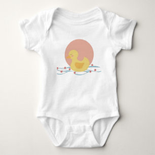Body Para Bebê Pequeno pato bonito
