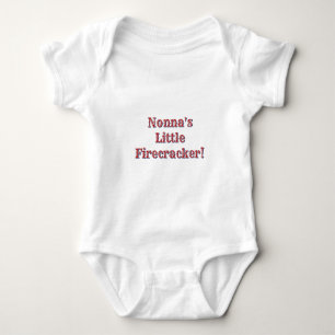 Body Para Bebê Pequeno Petardo da Nonna! EUA 250 Fogos de Artifíc