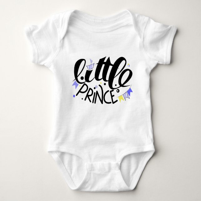 Body Para Bebê Pequeno príncipe Baby Bodysuit (Frente)