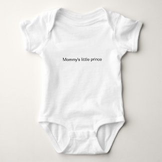 Body Para Bebê Pequeno príncipe da mamãe