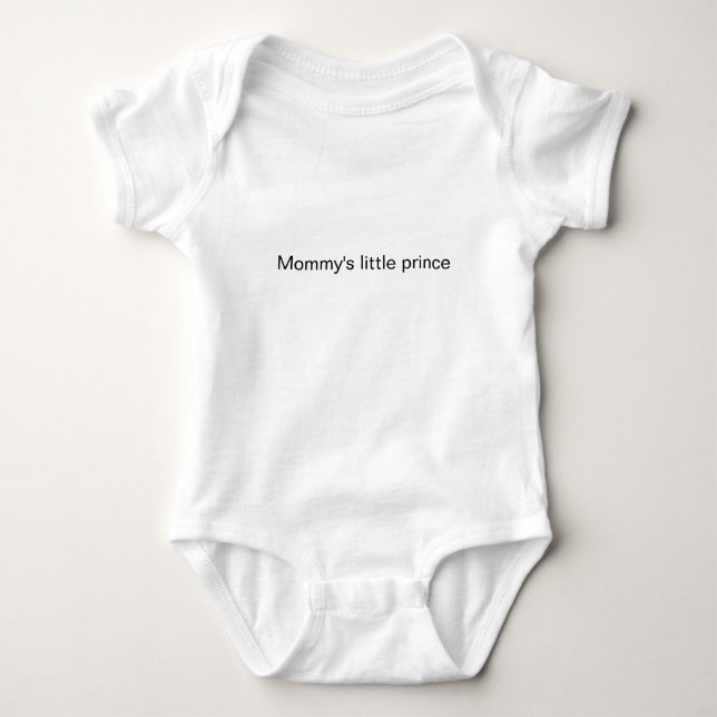 Body Para Bebê Pequeno príncipe da mamãe (Frente)