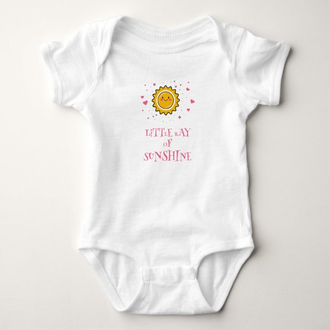 Body Para Bebê PEQUENO RAIo DE SOL (Frente)