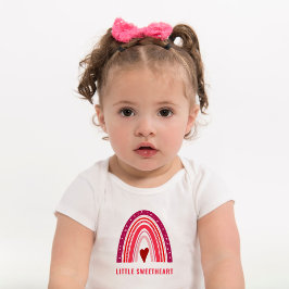 Body Para Bebê Pequeno Sweetheart Boho Namorados Rainbow