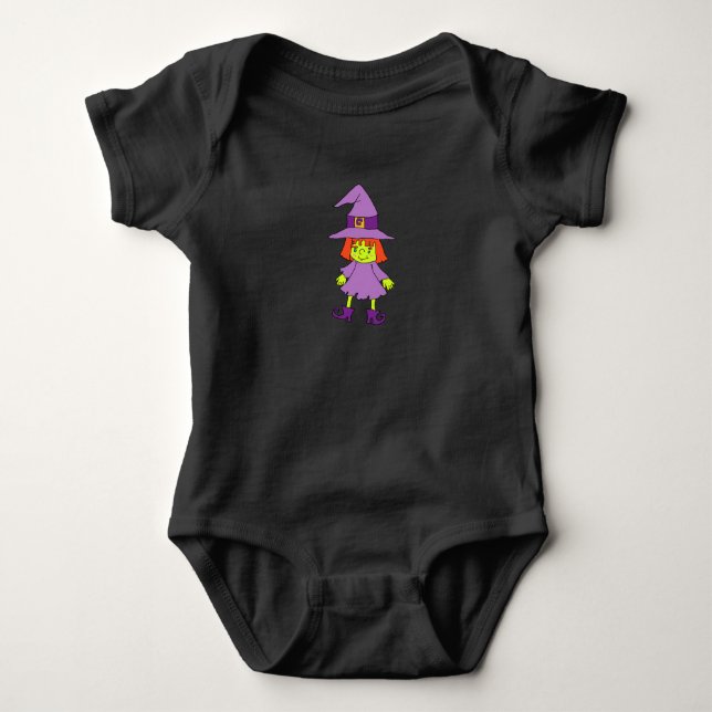 Body Para Bebê Pequeno Topo de Bruxinha (Frente)