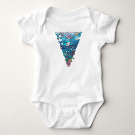 Body Para Bebê Pequeno Tubarão Doodle