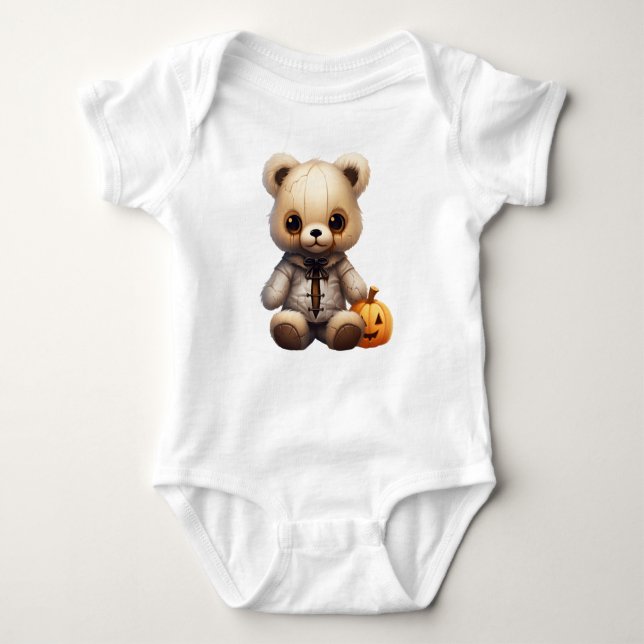 BODY PARA BEBÊ PEQUENO URSO DE PEDAÇO (Frente)