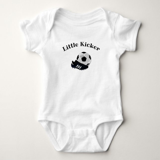 Body Para Bebê Pequenos Desportos de Futebol Kicker (Frente)