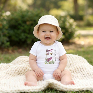 Body Para Bebê Pequenos Polinizadores Personalizados Pequena Abel