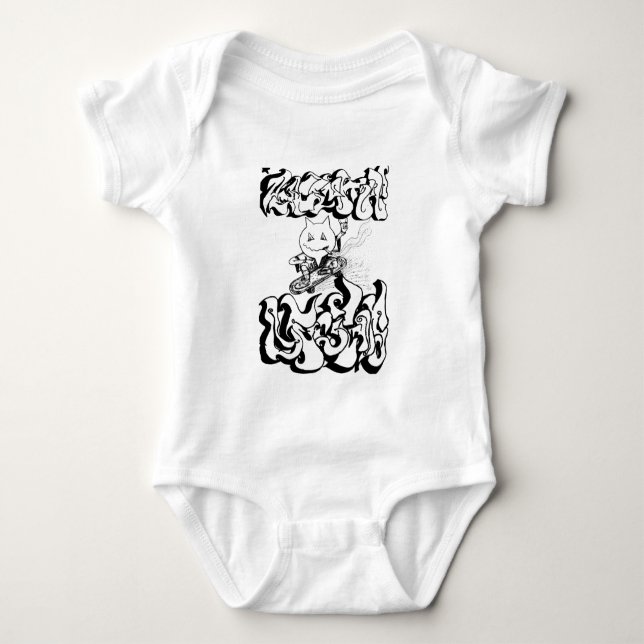 Body Para Bebê Percentual de skater#2 (Frente)