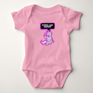 Body Para Bebê Pergunte à mamãe 