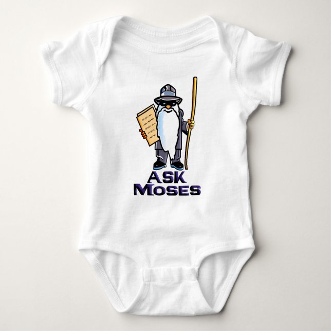 Body Para Bebê Pergunte a Moses (Frente)