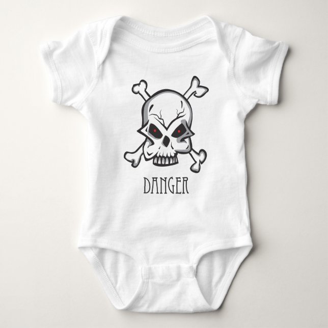 Body Para Bebê Perigo - 1 (Frente)