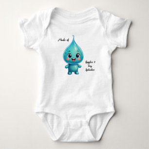Body Para Bebê Personagem de desenho animado de Gotas de Água Ado