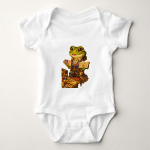 Body Para Bebê Personagem Sapo Designer de Reino