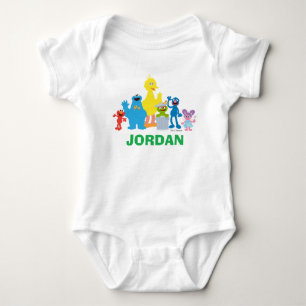 Body Para Bebê Personagens Personalizados da Rua Sésamo