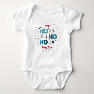 Body Para Bebê Personalização do Papai Noel