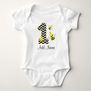 Body Para Bebê Personalizado Bumble o primeiro aniversario