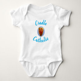 Body Para Bebê Personalizado "Católico do Berço"