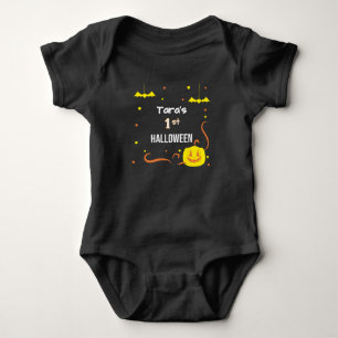 Body Para Bebê Personalizado Meu Bebê De Halloween De 1rua