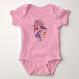 Body Para Bebê Personalizado, nome do bebê     