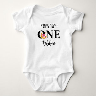 Body Para Bebê Personalizado Quando eu acordar serei Um Conjunto,
