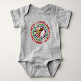 Body Para Bebê Personalizar Feriado de Natal do Baby First Christ