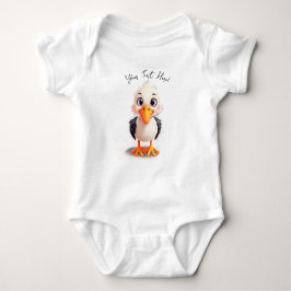Body Para Bebê Personalizar Nome Cute Baby Stork