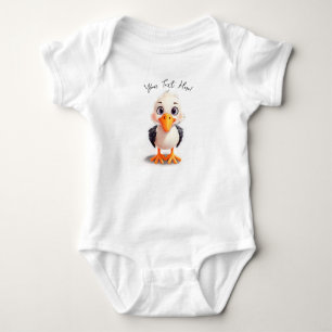 Body Para Bebê Personalizar Nome Cute Baby Stork