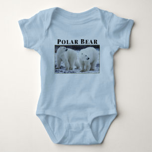 Body Para Bebê Personalizar o Urso Polar Animal ao ar livre