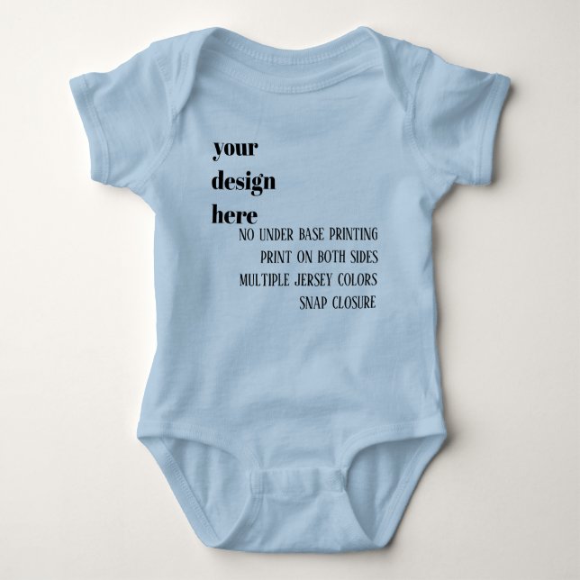 Body Para Bebê Personalizar ou personalizar (Frente)