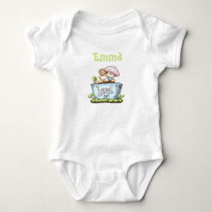 Body Para Bebê Personalize Bodysuit de Bebê Emma Level Up