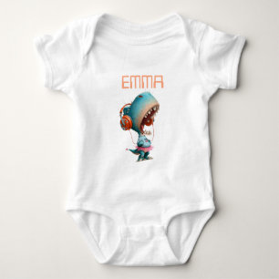 Body Para Bebê Personalize Bodysuit Emma Gamer Baby