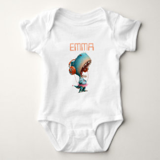 Body Para Bebê Personalize Bodysuit Emma Gamer Baby