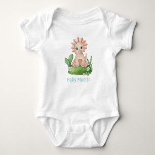 Body Para Bebê Personalize o seu pequeno estilo Dino!
